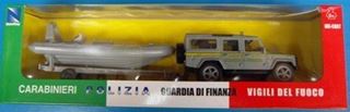 Immagine di Auto Guardia di Finanza con Carrello