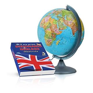 Immagine di Mappamondo 25cm Geofun Inglese + Corso Inglese