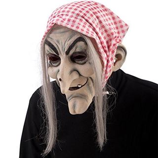 Immagine di Maschera Strega C/fazzoletto e Capelli
