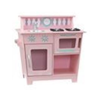 Immagine di Cucina in Legno per Bambini Classic kitchenette Rosa kidkraft 53383