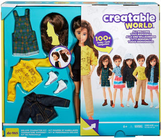 Immagine di Creatable World Bambola Deluxe Capelli Castani Gkv46