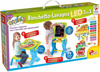 Immagine di Carotina Banchetto Lavagna Led 3 In Uno