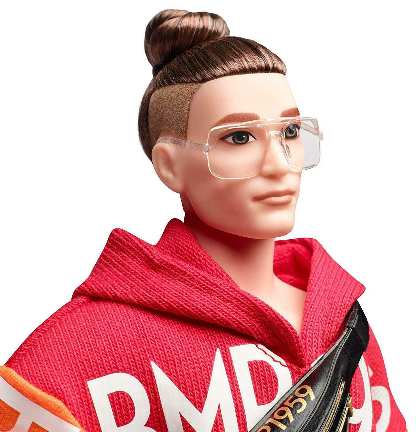 3 BMR1959 Barbie Retro. Strampler, Ken Puppe Mit Steppjacke, Vinyljacke