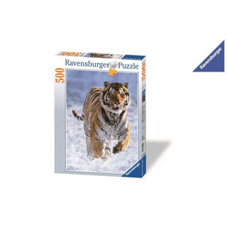 Immagine di Puzzle Tigre Sulla Neve 500 Pezzi