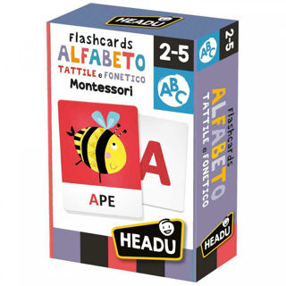 Immagine di Flashcards Alfabeto Tattile E Fonetico Montessori