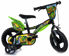 Immagine di Bicicletta Per Bambino 12" Eva 1 Freno Dinosaur Nero E Verde