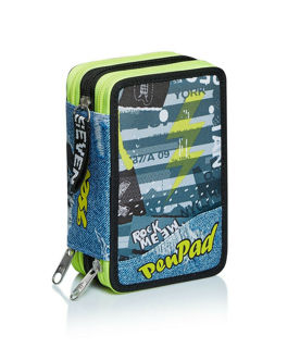 Immagine di Astuccio 3 Zip Pen Pad - Urban Rock (3 Cerniere) Novità Scuola 2020/2021