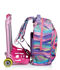 Immagine di Trolley Pastel Rainbow 33 Litri Sj Gang Scuola Zaino 3 In 1 Jack Cartella