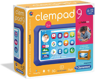 Clempad 9 8,, Tablet Per Bambini versione 2019, Multicolore, 16617