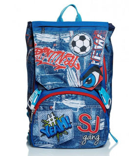 Immagine di Schoolpack Seven Facce Boy Zaino Estensibile + Astuccio 3 Zip Attrezzato Sj Gang