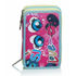 Immagine di Schoolpack Seven Facce Girl Zaino Estensibile + Astuccio 3 Zip Attrezzat 2020/21