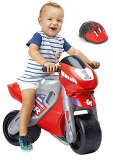 Immagine di Moto A Spinta Per Bambini Con Casco