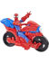 Immagine di Titan Hero. Spider-man 30 Cm Con Moto
