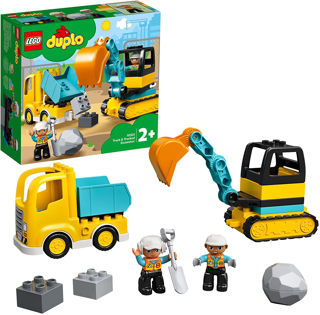 Immagine di Camion E Scavatrice Cingolata