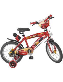 Immagine di Bicicletta Cars Satta Mcqueen Disney Pixar 16"