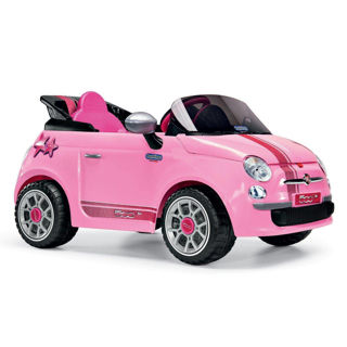 Immagine di Auto Fiat 500 Star Rosa Telecomondata 6v (ed1174 ) Rosa