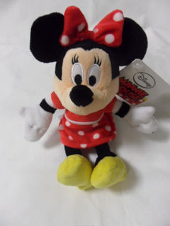 Immagine di Peluche Minnie Cm.20 Con Abito Rosso