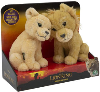 Immagine di Disney Re Leone Coppia Peluche Simba E Nala