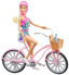 Immagine di Barbie- Playset Con Bicicletta Bambola Snodata Con Accessori
