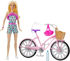 Immagine di Barbie- Playset Con Bicicletta Bambola Snodata Con Accessori