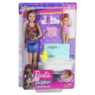 Immagine di Bambola Barbie Playset Skypper Babysitter