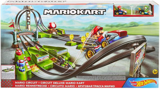 Immagine di Hot Wheels Circuito Mario kart, Playset Con Lanciatori,