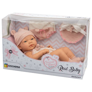 Immagine di Coccole E Baci - Real Baby Con Copertina Con Orecchie