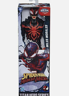 Immagine di Spider-man Venom Personaggio Titan Hero 30cm - Miles Morales