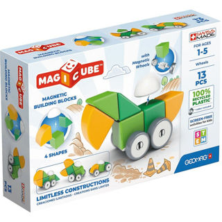 Immagine di Geomag Magicube 4 Forme Ruote Riciclate 13 Pz