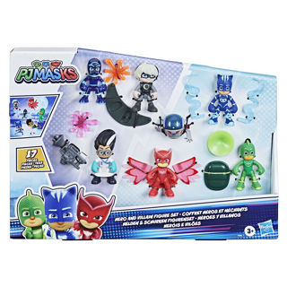 Immagine di Pj Masks Playset Eroi E Cattivi 7 Personaggi