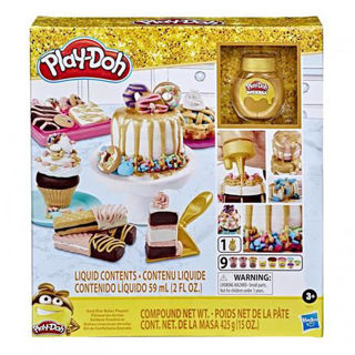 Immagine di Play-doh - Pasticcini Dorati, Playset Con 9 Vasetti