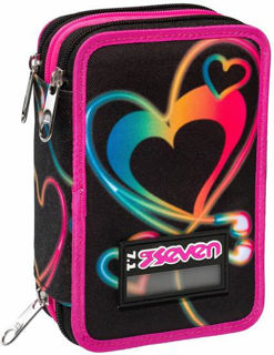 Immagine di Astuccio 3 Zip Seven Yourself Girl, Blue Deep