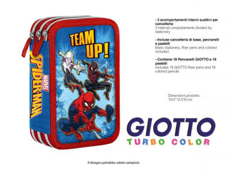 Immagine di Astuccio Spiderman 3 Zip Giotto
