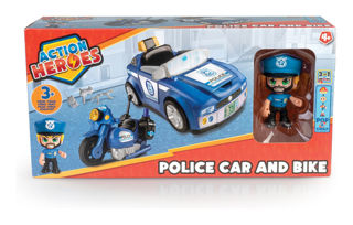 Immagine di Action Heroes Police Car And Bike