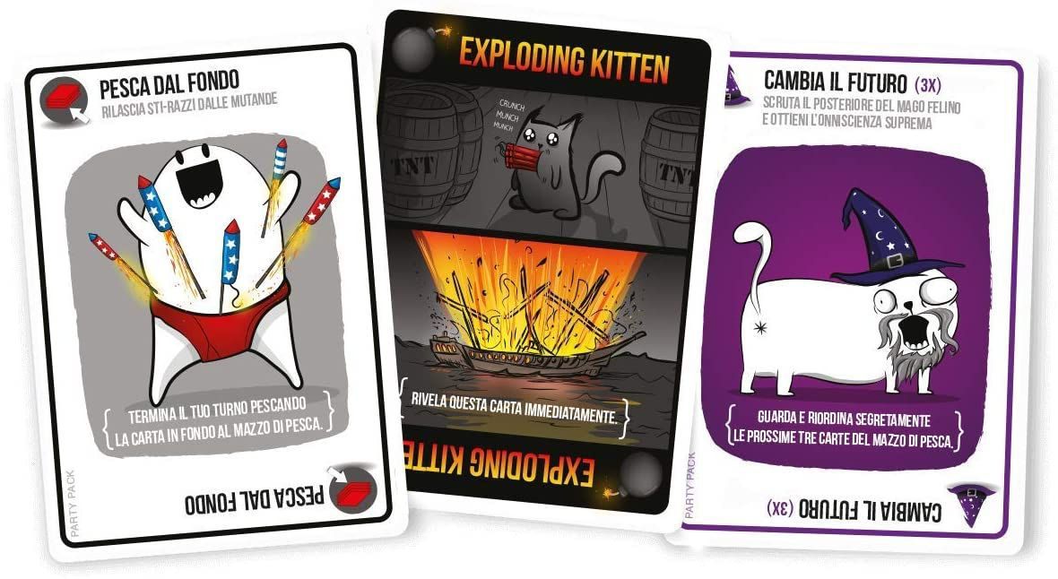 Exploding kittens - Party Pack - Toylandia Shop Online Giochi & Giocattoli