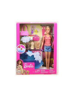 Immagine di Barbie Set Con 3 Cuccioli Vasca E Accessori