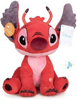 Immagine di Stitch Leroy Rosso Peluche Cm 35 Sonoro