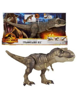 Immagine di Jurassic World- Dinosauro Articolato T-rex Golpea E Devora Con Suono