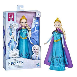 Immagine di Frozen - Elsa Rivelazione Reale, Fashion Doll Di Elsa Con Abito 2-in-1