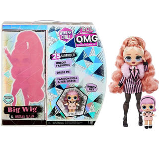 Immagine di Lol Surprise! Omg Winter Chill Big Wig & Madame Queen Fashion Doll 25 Surprises