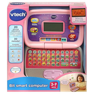 Immagine di Bit Smart Computer. Il Primo Computer Interattivo Parlante E Musicale Per Bambini-rosa-