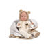Immagine di Arias Dolls Bambola Pesata Elegance Babyto Orsetto Marrone Con Coperta 35 Cm