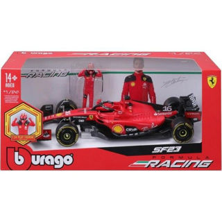 Immagine di Ferrari Sf-23 Charles Leclerc #16 2023 Scala 1:24 E Personaggio Di Charles Leclerc Licenza Ufficiale Ferrari