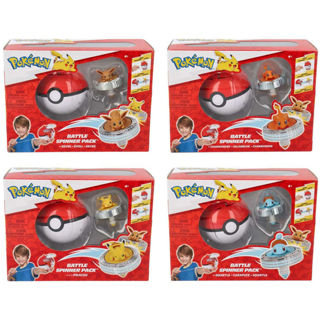 Immagine di Pokemon Trottola Battle Spinner Pack Pikachu Con Pokè Ball
