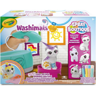 Immagine di Washimals Pets Spray Boutique Spruzza, Colora E Fai Il Bagnetto Ai Tuoi Adorabili Cuccioli!