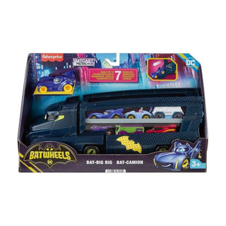 Immagine di Dc Batwheels Bat-autotreno Con Rampa E Deposito Per Veicoli