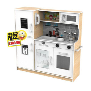Immagine di Giochi Di Casa Cucina Di Legno H Cm.80 Con Frigo