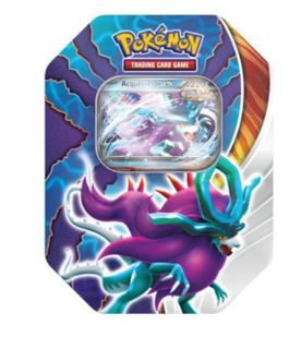 Immagine di Pokemon Tin Da Collezione Scontro Paradossale Acquecrespe O Fogliaferrea