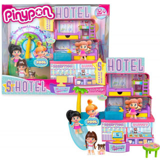 Immagine di Pinypon Hotel 5 Stelle Playset Hotel Con 2 Personaggi E Accessori Inclusi
