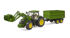 Immagine di John Deere 7r Con Caricatrice Frontale E Rimorchio